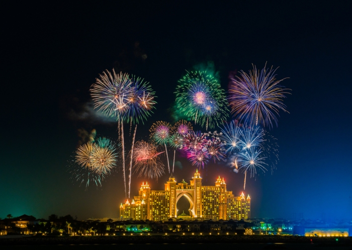 Dubai shopping festival fireworks