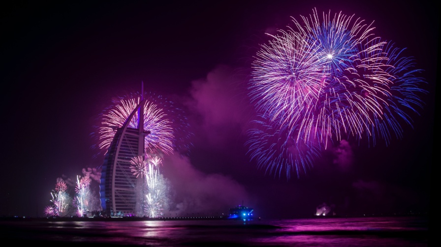 burj al arab fireworks