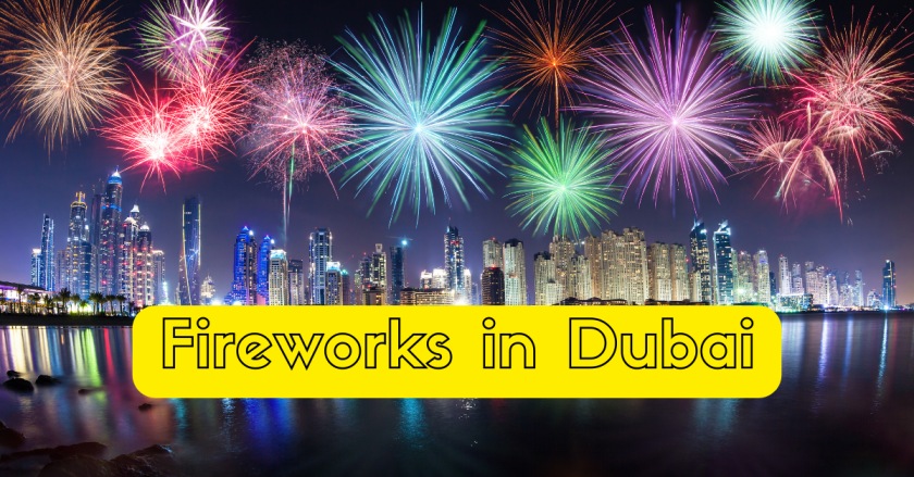 fireworks in dubai