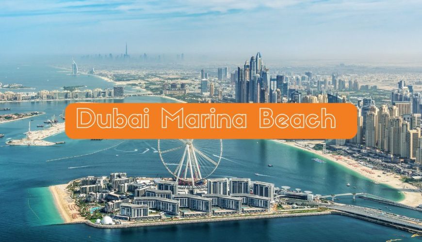 Dubai marina beach