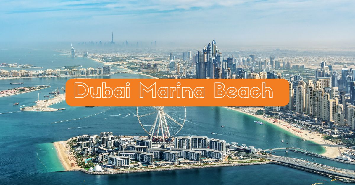 Dubai marina beach