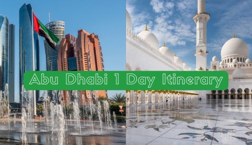 Abu dhabi 1 day itinerary